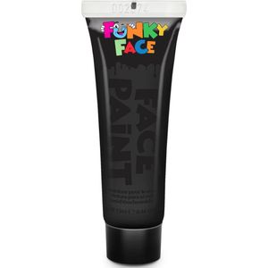 PaintGlow Face & body paint Classic colors - Funky Face - Halloween - Schmink - Make up - Black