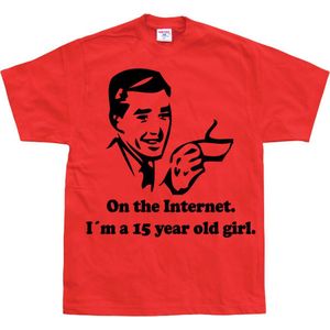15 Year Old Girl On The Internet. - XX-Large - Rood