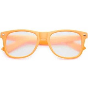 Freaky Glasses® - deluxe spacebril - festival bril - dames en heren - oranje