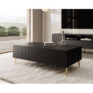 Meubella - Salontafel King - Mat Zwart - 120 cm