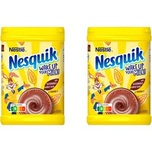 Nesquik - Instant Cacao Poeder - 2x1 Kilo - Voordeelverpakking - Warme Chocolademelk - Chocolade