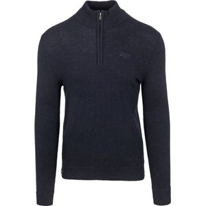 Superdry ESSENTIAL EMB KNIT HALF ZIP Heren Trui - Maat M