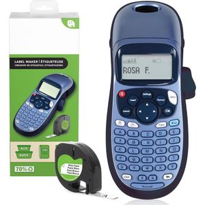 DD Labelmaker - Lettertang - Labelwriter - Lettertang Labelprinter - 12x31x9cm - Blauw