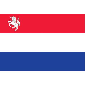 Vlag Nederland met inzet Twentse Ros 150x225cm