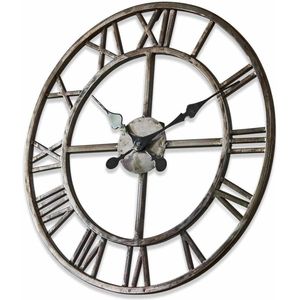 Wandklok - Industrial - Antiek-Finish - Kwartsuurwerk