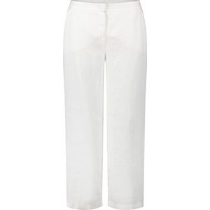 BETTY BARCLAY - Broek - Maat 36 - Vrouwen - 1014 Offwhite - Vlas of linnen