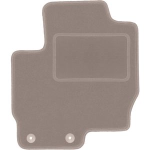 Beige bestuurdersmat voor: Mitsubishi Colt VII hatchback (2008-2012)