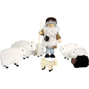 Goki Poppenhuis Herder + Schapen