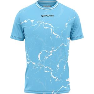 Sports t-shirt givova graphite sky-white, l