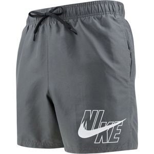 Nike Swim Logo Lap 5"" Volley Heren Zwembroek - Iron Grey - Maat S