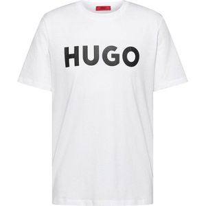 Hugo Dulivio Korte Mouwen Ronde Hals T-shirt Wit S Man