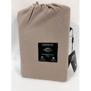 Beau Maison Dubbel Jersey Kussenslopen 60x70 cm Taupe Grey - Set van 2