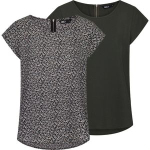 ONLY - ONLVIC LIFE MIX TOP 2PK PTM - Meisjes - Blouses