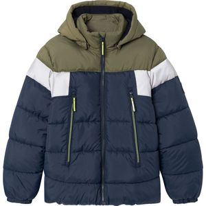 NAME IT NKMMONTEL PUFFER JACKET REFL. BLOCK NOOS Jongens Jas - Maat 116