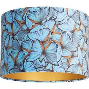 Uniqq Lampenkap velours Vlinder Ø 35 cm - 20 cm hoog