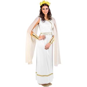 dressforfun - Vrouwenkostuum Griekse Godin Olympia XL - verkleedkleding kostuum halloween verkleden feestkleding carnavalskleding carnaval feestkledij partykleding - 300201
