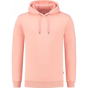 Purewhite - Heren Regular fit Sweaters Hoodie LS - Coral - Maat M