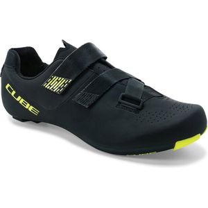 CUBE Fietsschoenen RD Sydrix - Sportschoenen - Met klittenband - Zwart/Lime - Maat 43