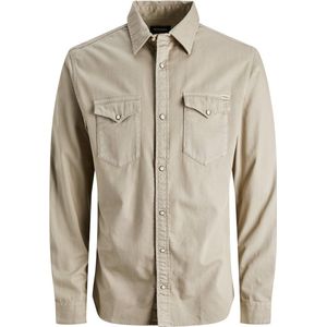 Jack & Jones Herren Overhemd SHERIDAN Beige XL Volwassenen