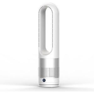 DrPhone Ryze3 WindForce Ventilator - Bladeless Fan - Torenventilator - Electrisch - 8 Snelheden - 30W - 8000RPM – 80 Graden Draaibaar - Wit