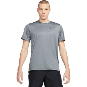Nike Pro Dri Fit Hyper Dry Korte Mouwen T-Shirt Mannen Grijs - Maat L
