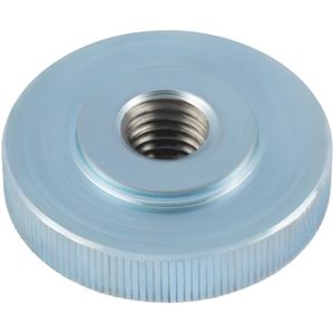 Wurth - DIN/WN 467 staal 5 verzinkt - Kartelmoeren, type laag DIN/WN 467 staal 5 verzinkt blauw gepassiveerd (A2K) - x 100 st