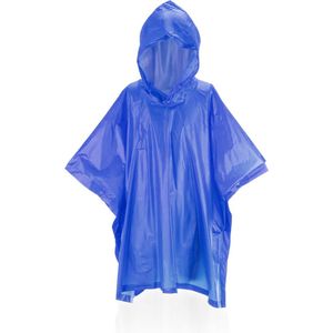 Regenponcho - Regenjas - Regenkleding - Kinderen - Jongens - Meisjes - Herbruikbaar - One-size - PVC- blauw