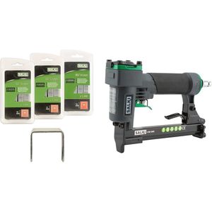 Pneumatisch nietpistool voor bekleding met nietjes 80-10 mm, 80-12 mm en 80-14 mm