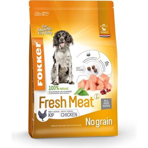 Fokker - Premium + Fresh Meat Hondenvoer 13 KG