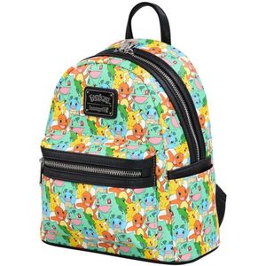 Pokémon Loungefly - Pikachu & Starter Dames Mini rugzak - meerkleurig - Standard