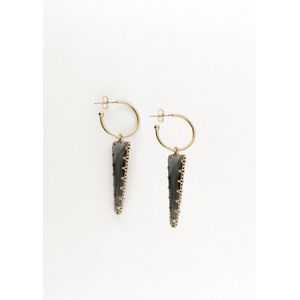 Notre-V Earring Stone Sieraden Dames - Goudkleurig - Maat ONESIZE