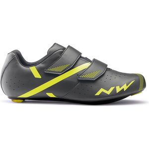 Northwave Jet 2 Race Fietsschoenen - Maat 43 - Unisex - Grijs/geel