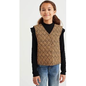 WE Fashion Meisjes gilet met dessin