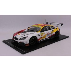 The 1:18 Diecast Modelcar of the BMW M6 GT3 , BMW Team Schnitzer #42 who won the FIA GT World Cup Macau 2018. The driver was Augusto Farfus.. This scalemodel is limited by 500pcs.The manufacturer is Spark.