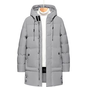 Livano Winterjas - Heren - Parka Heren - Jas - Winter - Volwassen - Grijs - Maat XS