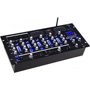 Mengpaneel dj - Mengpaneel mixer - Mengpaneel met versterker - Mengpaneel bluetooth - ‎48,3 x 22,6 x 11,1 cm - 5 kanalen