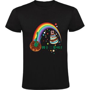 12e birthday kind (Chinees) - verjaardag - verrassing - krokodil - donut - china - geboorte - jongen - taart - cadeau - T恤 - 生日 - 十二岁