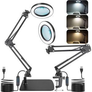 Loeplamp - Loeplampen - Loeplamp met Led Verlichting - Loep Lamp