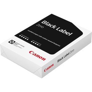 Canon kopieer/printpapier - Black Label Zero - FSC - A4 - 80 grams - 1 doos - 5 pak a 500 vel