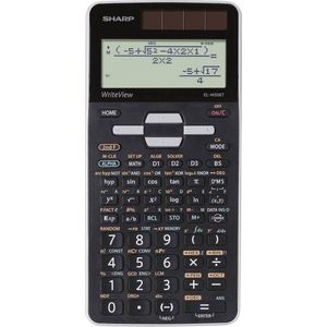 Sharp calculator - zwart-grijs - wetenschappelijk - write view - SH-ELW506TGY