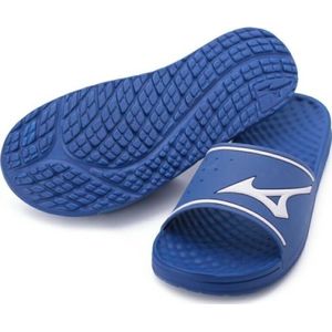 Mizuno slippers Relax Slide 2 | Blauw met Wit logo (Maat: M 39 - 40,5)