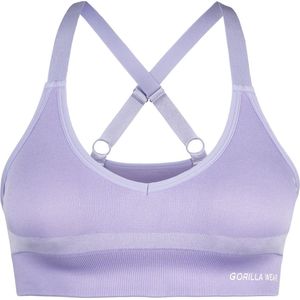 Gorilla Wear Selah Seamless Sportbeha - Lila - XS/S