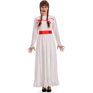 Carnival Toys Verkleedjurk Horror Pop Dames Satijn Wit One-size