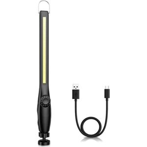 Oplaadbare COB LED Lamp - Looplamp - 700 Lumen Dimbaar USB oplaadbaar - Zwart