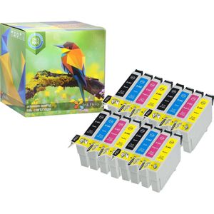 Ink Hero - 16 Pack - Inktcartridge / Alternatief voor de Epson T0445 T0441 T0442 T0443 T0444 Stylus C84 C84 Photo Edition C84N C84WN C86 C86 CX4600 CX6400 CX6600 44