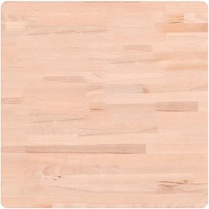 vidaXL - Tafelblad - vierkant - 60x60x4 - cm - massief - beukenhout