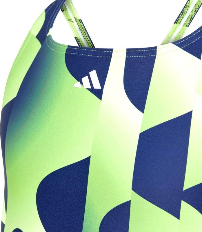 adidas Performance Performance 3-Stripes Graphic Badpak Kids - Kinderen - Groen- 128
