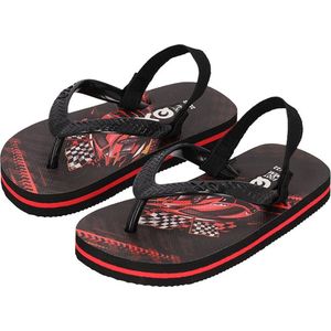 XQ footwear - teenslippers - slippers jongens - racewagen - maat 21/22