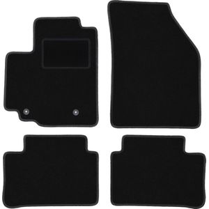 Zwarte veloursmatten voor: Opel Agila B hatchback (2008-2014)