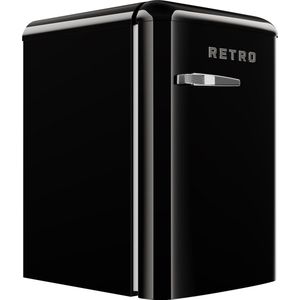 Koelkast Retro - 120 Liter - Tafelmodel - Zwart - G-Line